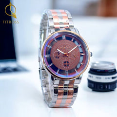 Fitros Gents Watch High Quality Stainless Steel Elegant Wristwatches