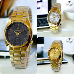 Fortune Time New Women Fashion Watches Quartz Stainless Steel Simple Elegant Wristwatches