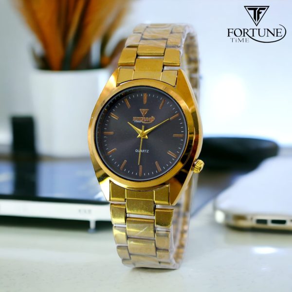 Fortune Time New Women Fashion Watches Quartz Stainless Steel Simple Elegant Wristwatches