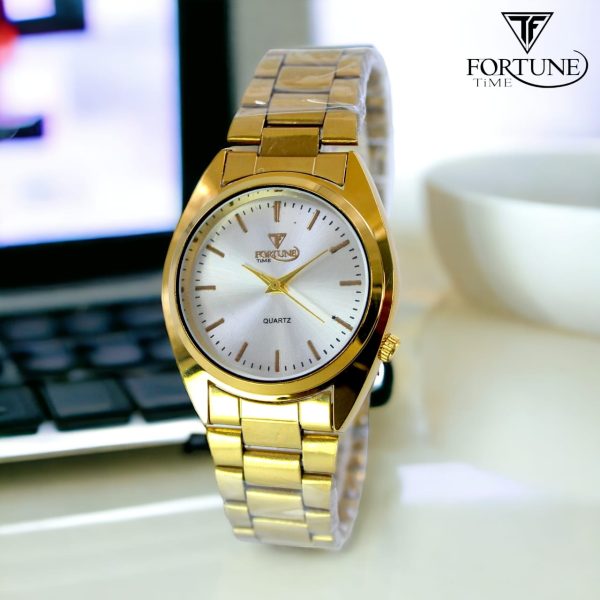 Fortune Time New Women Fashion Watches Quartz Stainless Steel Simple Elegant Wristwatches