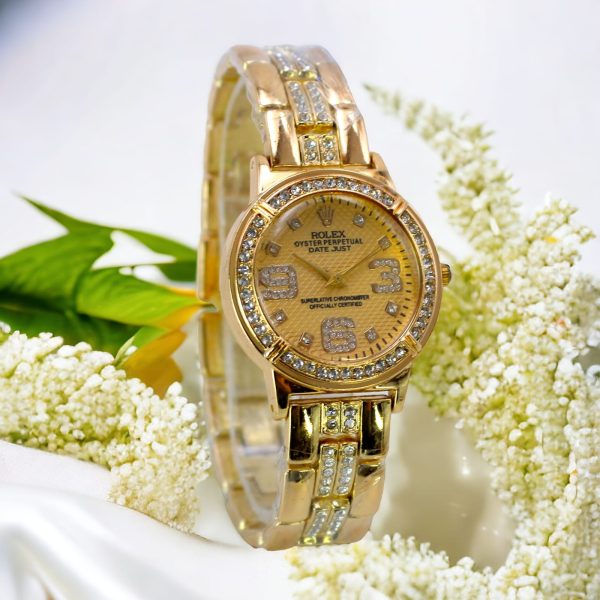 Rolex Quartz Luxurious Watches For Girls