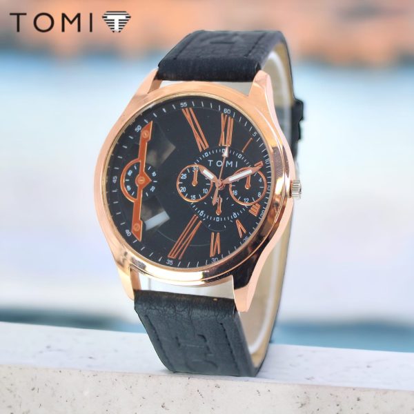 Tomi High Quality Formal Watch For Men with Leather Straps