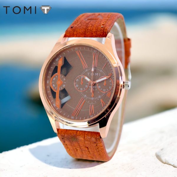 Tomi High Quality Formal Watch For Men with Leather Straps